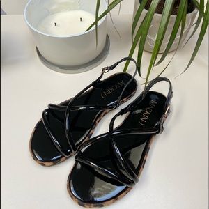 🌼New arrival🌼Gorgeous black- Leopard sandals🌼